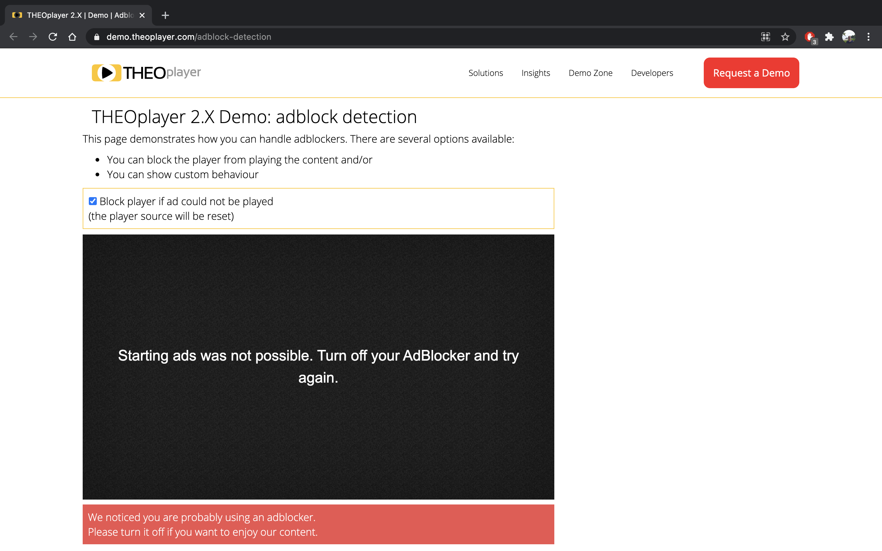 Adblock detection Ad block detection