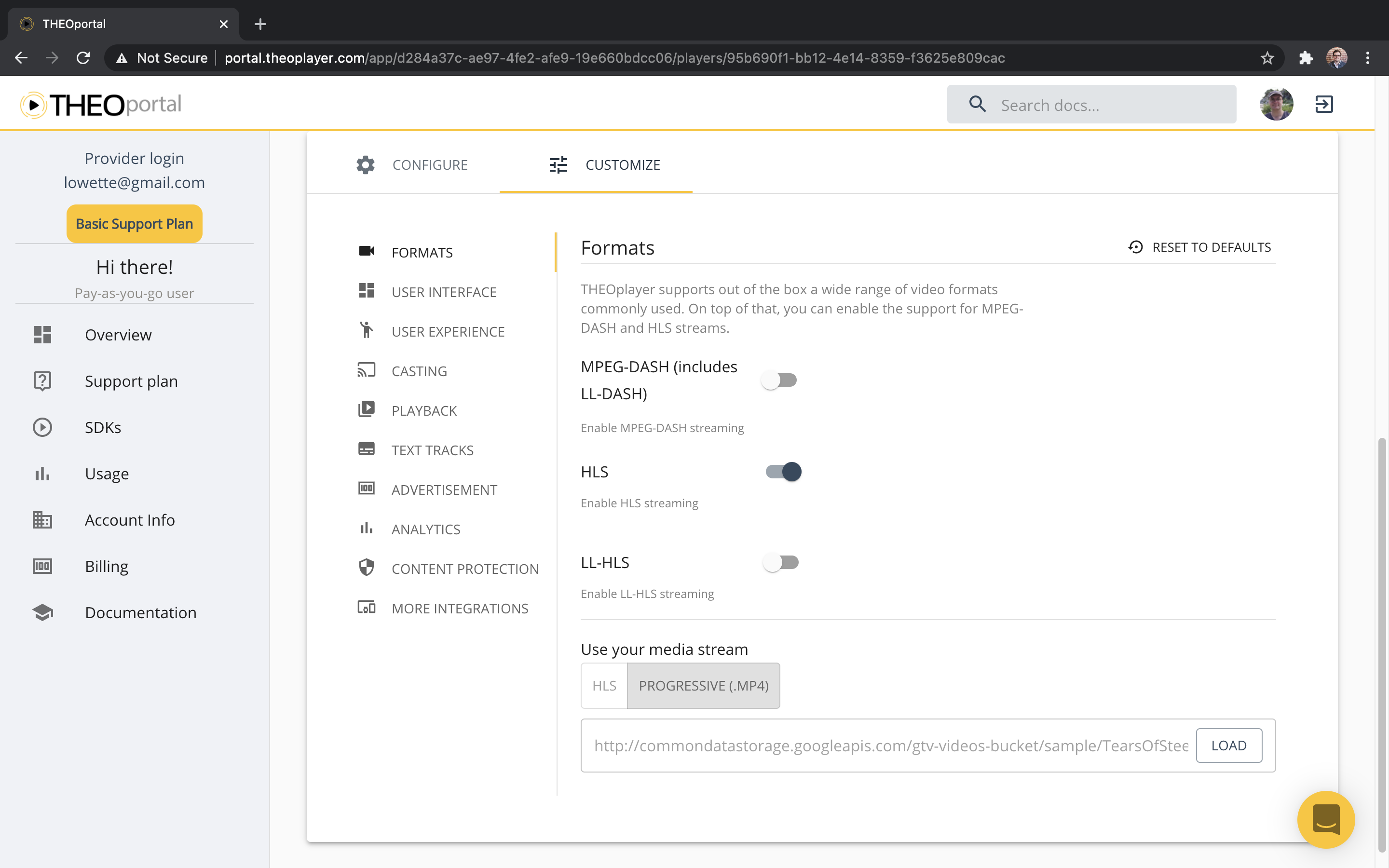 Portal: enabling features of a new SDK